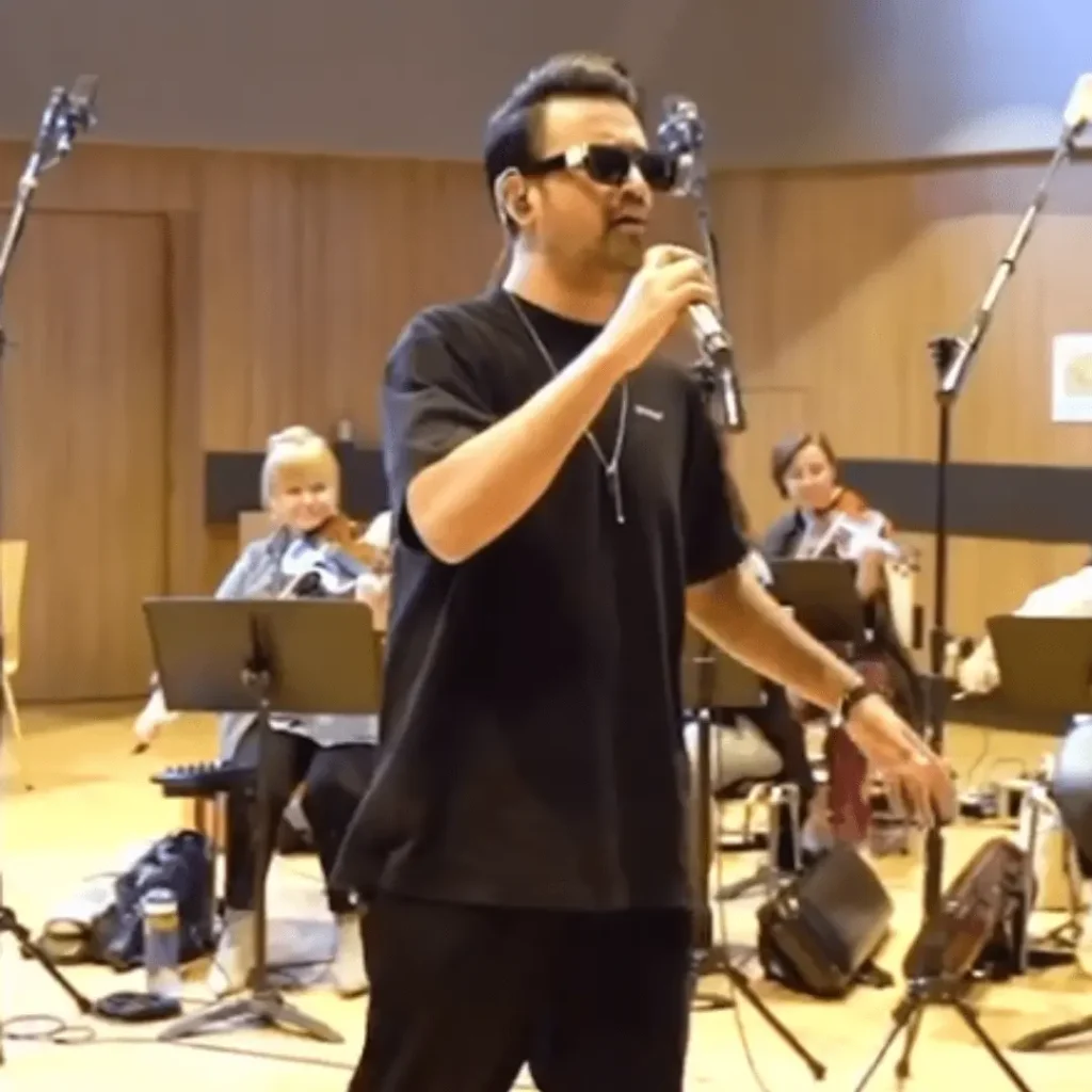 Atif Aslam rehersals for Dubai concert 2023