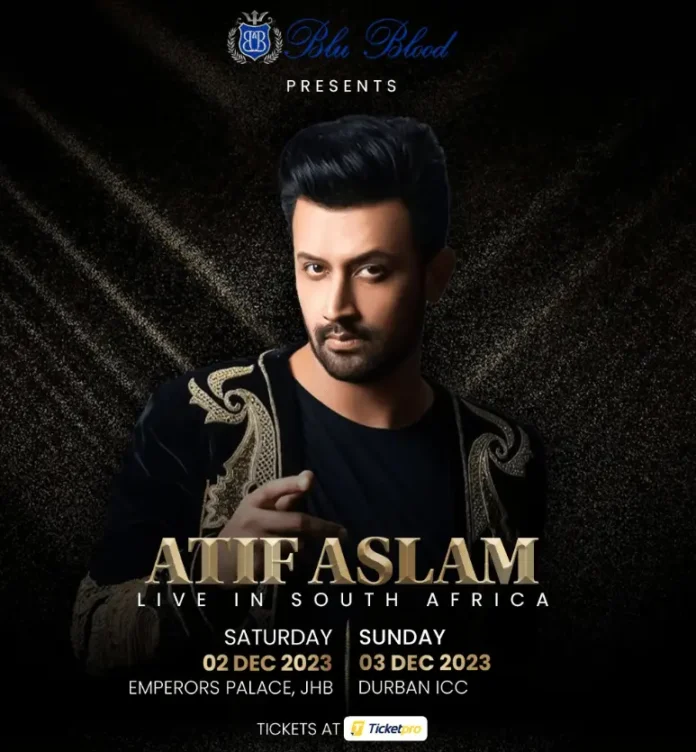 Atif Aslam Live in Concert South Africa 2023