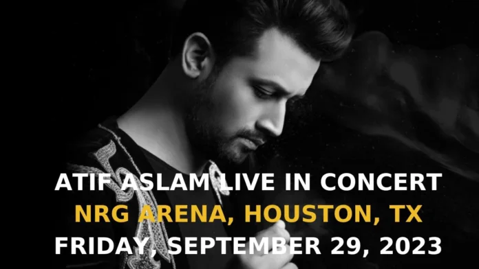 Atif Aslam NRG Houston TX Concert 29th Sep 2023