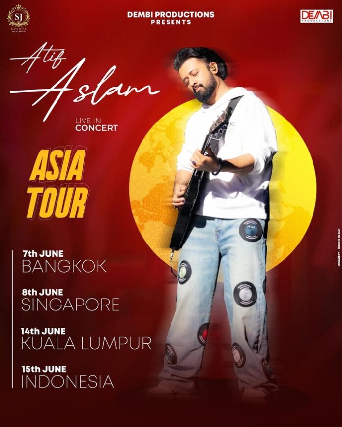 atif aslam asia tour 2024