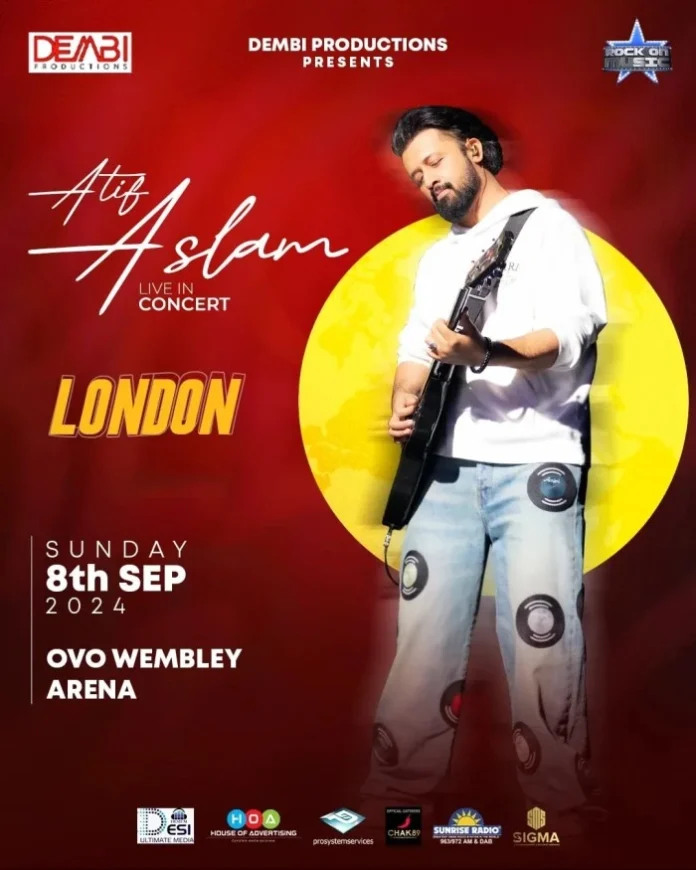 Atif Aslam Live Concert London 2024